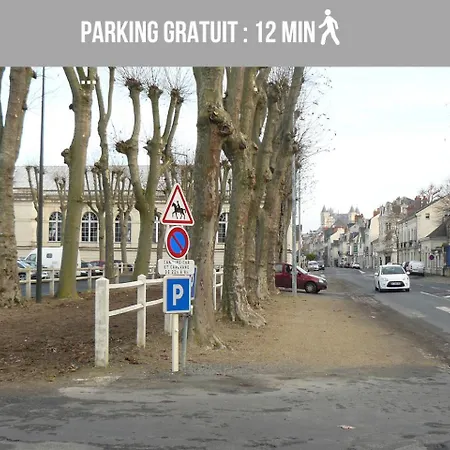 Le Velours - Hyper Centre - Calme Appartement Saumur